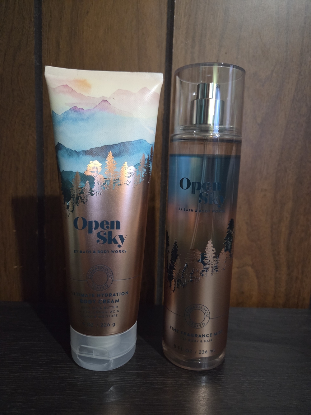Bath & Body Works Open Sky Body Cream & Fragrance Mist
